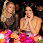 Paris Hilton Instagram - Thank you @TheOnlyJasonLee and @BadGalRiri for hosting such a beautiful dinner for the #HollywoodCares Foundation 💖 I had such a wonderful time being surrounded by incredible philanthropists and advocates who want to create a better world for the next generation! And Jason, thank you again for your kind words, meant so much to me🥹 So proud of you and all the incredible work you are doing for foster children. ❤️ #SlivingForACause ✨ The Little Door