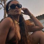 Pearl Thusi Instagram - On this trip, I ate so much bread I gained about 6 KG in a week. I hope the bread in my bank account treats my bottom line the same way the bread in France treated my actual bottom. You need to be spongy 🧽 for this bikini bottom ok!? Ok! Bob!!!! Accessories from @preview_accessories Cannes