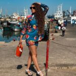 Pearl Thusi Instagram - Baddest fish in the sea 🐠🐋🐬 Fit : @thebemagugu Shoes, shades & bag - @europaart @preview_designer_collection @karllagerfeld Santa Maria Mozambique