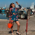 Pearl Thusi Instagram - Baddest fish in the sea 🐠🐋🐬 Fit : @thebemagugu Shoes, shades & bag - @europaart @preview_designer_collection @karllagerfeld Santa Maria Mozambique