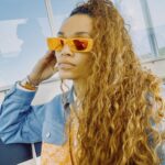 Pearl Thusi Instagram - Relax your shoulders while swiping. 🧡 Morning 😘 Santa Maria Mozambique