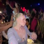 Polina Pushkareva Instagram - One day you are fainting on the street from overworking, another day you are dancing on a table with Eva Longoria in Marbella Marbella, Spain