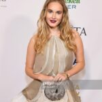 Polina Pushkareva Instagram - My first BAFTA tea party ⠀ Red carpets don’t feel as scary anymore, I already know a lot of people and feel way more comfortable approaching people first ⠀ When the industry slowly becomes familiar ✨ ⠀ My trips to LA also don’t feel as painful as before (y’all know I don’t like the city) and I feel that at some point of my life I’ll have to live in two cities: New York and LA Four Seasons - Doheny Drive