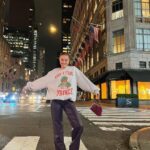 Polina Pushkareva Instagram - 7 days in nyc/ 7 outfits. Which one do you like the most?💅🏻 ⠀ By the way, did you notice a tattoo on my last pic? There’s a funny behind story behind it ⠀ In 2019 I was going through a break up, I was walking close to the Flatiron extremely sad and I randomly met a guy and offered him to get a matching tattoo. So we got it and now every time I look at it I know that a person with exactly the same tattoo in the same spot exists in this giant city and it gives me a weird sense of comfort ❤️ Manhattan, New York