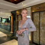 Polina Pushkareva Instagram - One day you are fainting on the street from overworking, another day you are dancing on a table with Eva Longoria in Marbella Marbella, Spain