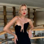 Polina Pushkareva Instagram - New hair for the Oscars. Can someone explain the science behind the fact that the shorter girly cuts her hair- the more unhinged she becomes? #oscars2024 Los Angeles, California