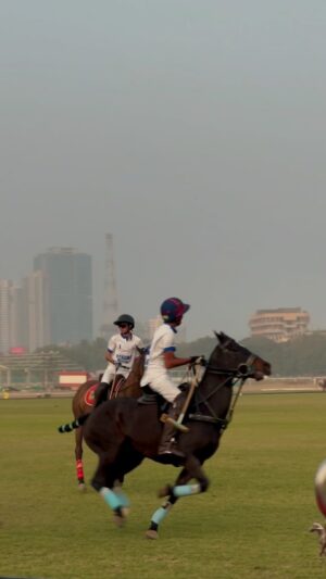 Pooja Chopra Instagram - An enchanting evening at the Mahalaxmi race course, immersed in the Polo tournament. It was a true privilege to present the Turf Games Trophy alongside Mrs. Rajashree Birla & Mr. Jackie Shroff. Congratulations to Team Dynamix – what an incredible game!