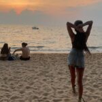 Poonam Pandey Instagram - I don’t mind getting saltier in the water 😜 Pattaya Beach (Thailand)