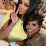 Porsha Williams Guobadia Instagram - 🌟 LA is life 🙌🏾 #Bestie @shameamorton 💛🍋🍋#LivingLifeLikeItsGolden #BeverlyHills Hair: @gonakedhair Earrings: @houseofemmanuele Avra Beverly Hills