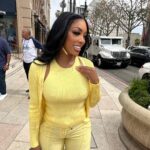 Porsha Williams Guobadia Instagram - 🌟 LA is life 🙌🏾 #Bestie @shameamorton 💛🍋🍋#LivingLifeLikeItsGolden #BeverlyHills Hair: @gonakedhair Earrings: @houseofemmanuele Avra Beverly Hills