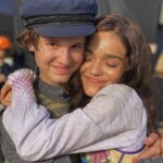 Rachel Zegler Instagram - a lil toast to my lil tribute babies (+ my baby cousin maude ivory), who made me a big sister (or just a regular sister… i know some of y’all are older it’s ok we’re ok calm down) and made me feel the happiest i ever have on a set before. the support amongst this cast is so real, and it’s been the best time ever to watch my fellow tributes on the big screen. and even better to share this moment with them. the number one movie in the world?!?!? these tributes are the reason. they’re so absolutely incredible and i love them all madly. DO ME A FAVOR: go out and see them in theaters this weekend. 🩷🐍🕊️ (i know some of you aren’t pictured but i am tagging you anyway because i love you so much.) also that last photo is the reality of working on the set of the hunger games. mannequins EVERYWHERE.