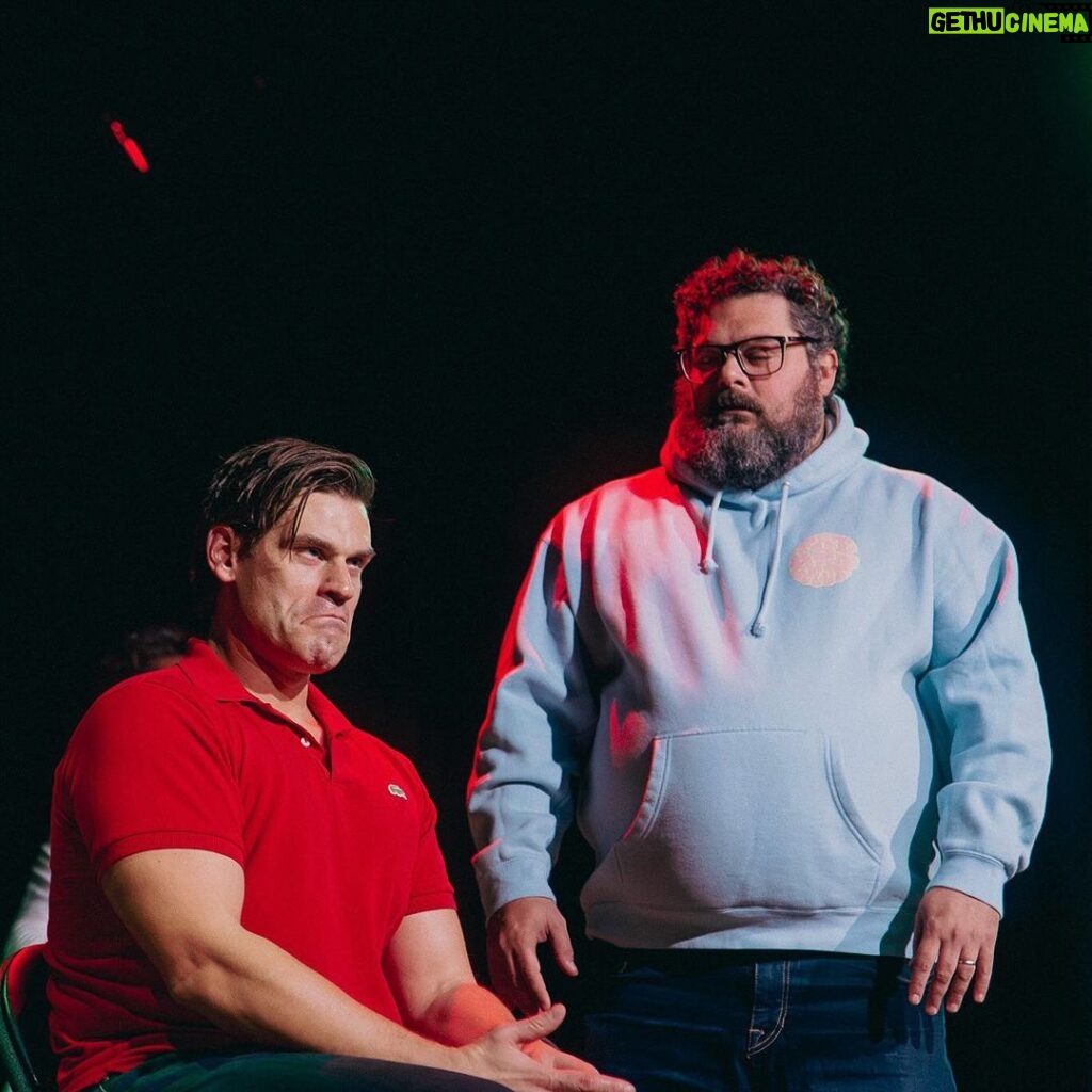 Rainn Wilson Instagram - Had a BLAST being the monologuist at @lastimprovshow - with some of the greatest comedians and improvisers on the planet. I spoke about my ball operation and annoying men in yoga classes among many other things.