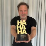 Rainn Wilson Instagram – Had an AMAZING time at the @justforlaughs Fest in Montréal! All kinds of magical things happened. Thank you for my award! I will put it on my shelf. (Not in my closet!)