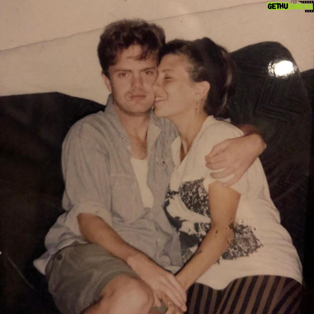 Rainn Wilson Instagram - 28 years ago, on the banks of the Kalama River in Washington State, I married the love of my life, @holidayreinhorn. We’ve had an exhilarating, magical (and sometimes challenging!) journey but I’m in awe at your strength, beauty, brilliance and wisdom. I’m grateful and humbled to be your partner on this crazy path. Thank you for the poetry. xoxo
