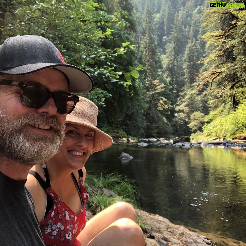 Rainn Wilson Instagram - 28 years ago, on the banks of the Kalama River in Washington State, I married the love of my life, @holidayreinhorn. We’ve had an exhilarating, magical (and sometimes challenging!) journey but I’m in awe at your strength, beauty, brilliance and wisdom. I’m grateful and humbled to be your partner on this crazy path. Thank you for the poetry. xoxo