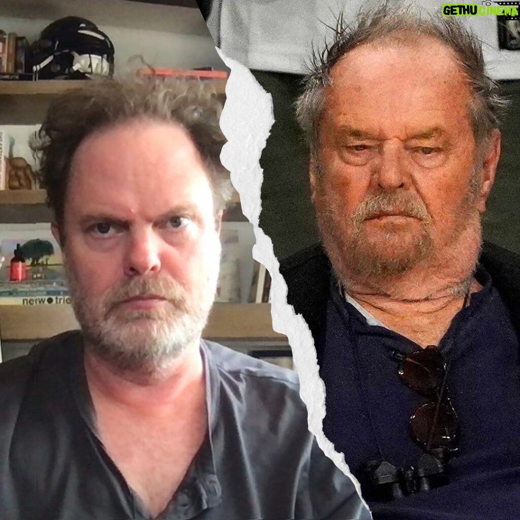 Rainn Wilson Instagram - The good news? I’m looking more and more like acting legend Jack Nicholson. The bad? He’s 87.