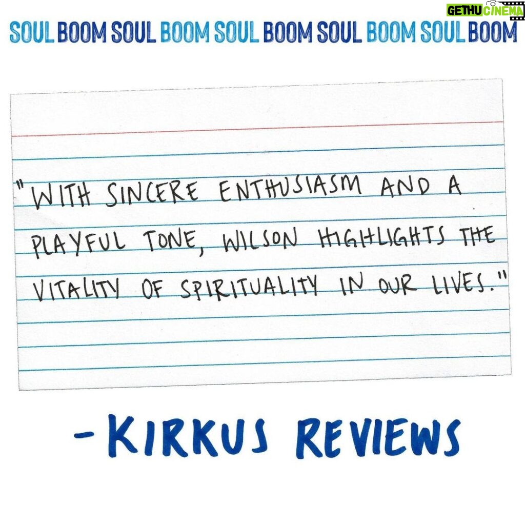Rainn Wilson Instagram - Some advance reviews are trickling in for @SoulBoom! Make sure to visit SoulBoom.com to check out my rollicking book tour and also for links to purchase. (PLEASE try and buy from a local book store if at all possible!) And YES there will be an audio book dropping on 4/25 as well which is being read by @Oprah… Let’s start a spiritual revolution!