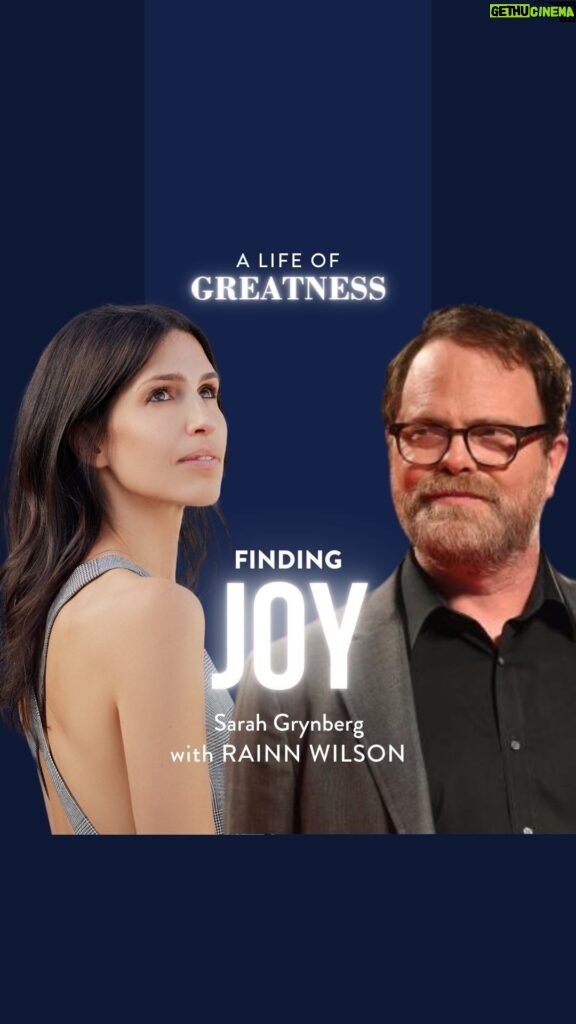 Rainn Wilson Instagram - @sarahgrynberg talks with actor and comedian known for playing the character Dwight Schrute in the office @rainnwilson. They discuss finding joy in the everyday, why a spiritual revolution is so important and what it was like working on the tv series the office. 🎧Listen via link in @sarahgrynberg bio or search ‘A Life Of Greatness’ wherever you get your podcasts. 📚Purchase @rainnwilson book ‘Soul Boom’ at any good book store. #rainnwilson #alifeofgreatnesspodcast #alifeofgreatness #sarahgrynberg