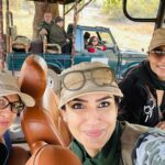 Raveena Tandon Instagram - A trip with the girls ♥️ … my babies , some tigers and a full moon . Can’t get better than this ….