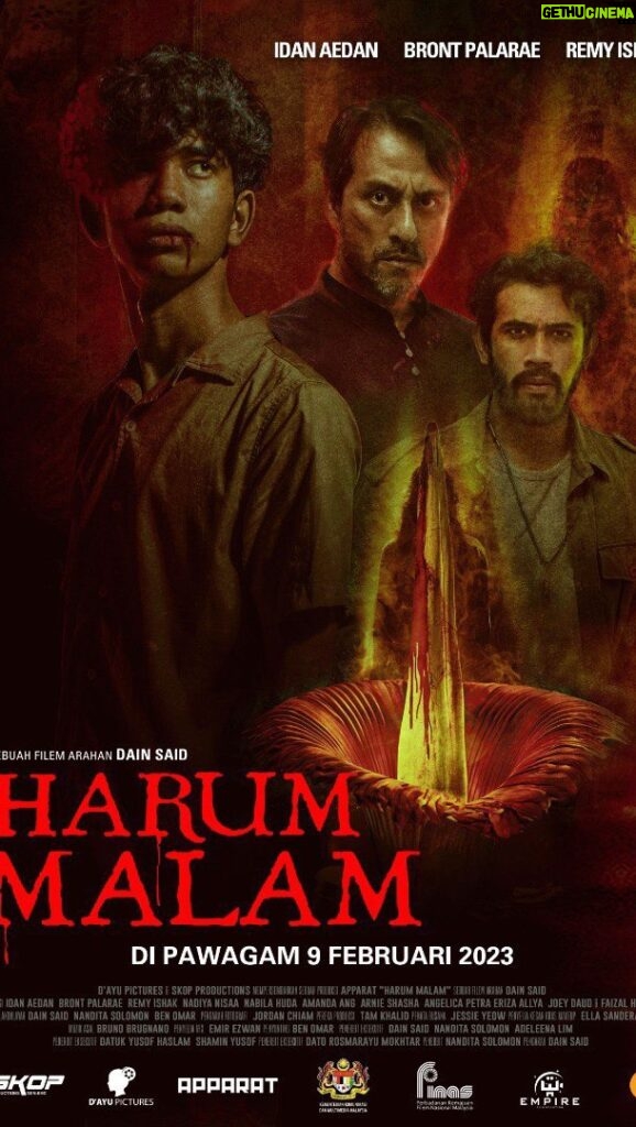 Remy Ishak Instagram - [ HARUM MALAM OFFICIAL TRAILER ] Selepas “Dukun”, Director Dain Said kembali membawakan filem paling seram 2023! HARUM MALAM akan menghantui pawagam bermula 9 Februari di seluruh negara..... . . . #harummalam #filemharummalam #akunakjadinormal #dainsaid #brontpalarae #remyishak #idanaedan #nadiyanissa #nabilahuda #joeydaud #amandaang #arnieshasha #erizaallya #angelicapetra #faizalhussein #skopproductions #dayupictures #apparat #empirefilm #filemmalaysia #films #malaysia #entertainment #filemmelayu #filemseram #horrorfilms