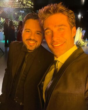 Rodrigo Guirao Díaz Instagram - Fieston anoche celebrando el amor de @celestemuriega y @chrissanchook 🫶💍🫶