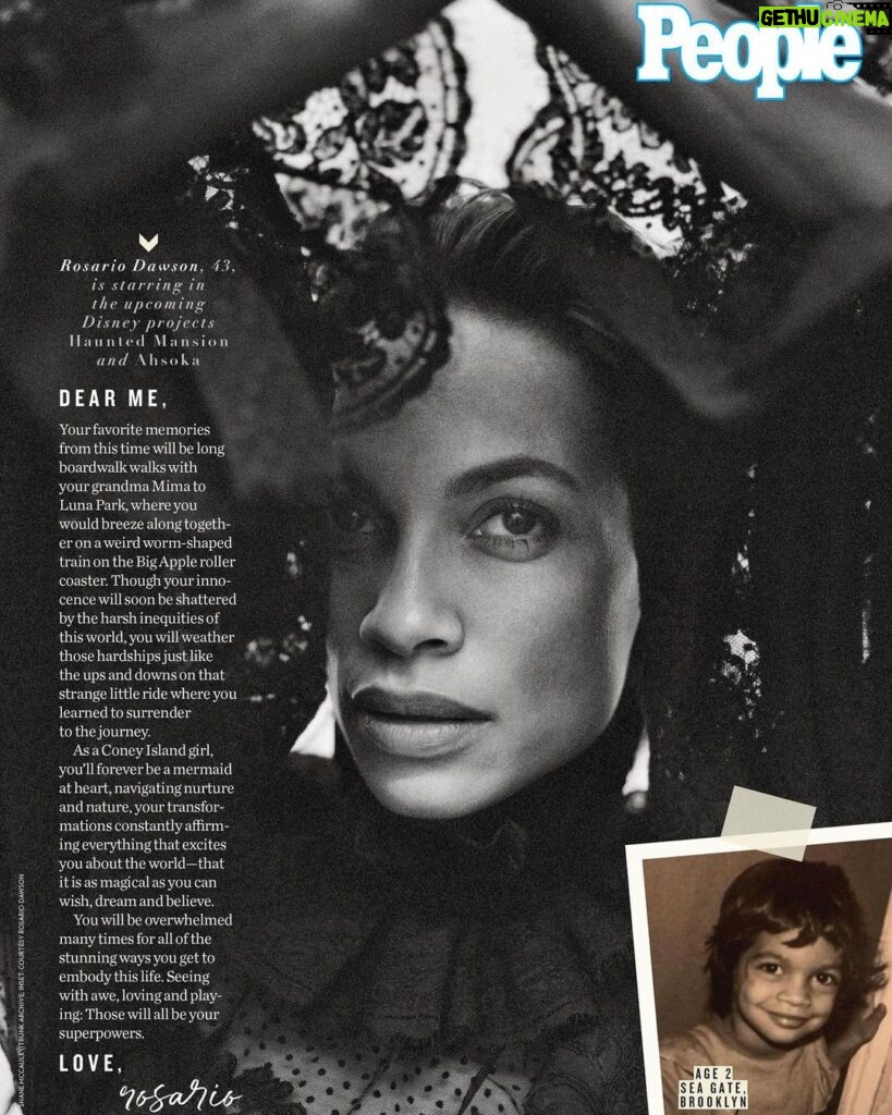 Rosario Dawson Instagram - "As a Coney Island girl, you'll forever be a mermaid at heart, navigating nurture and nature, your transformations constantly affirming everything that excites you about the world — that it is as magical as you can wish, dream and believe." 🤍 @people Beautiful Issue is on newsstands nationwide ✨
