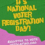 Rosario Dawson Instagram - Today is #NationalVoterRegistrationDay! Voting is an important part of our democracy - of ensuring our democracy is representative and of holding elected officials accountable. Register to vote or check your registration at votolatino.org