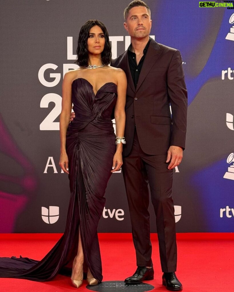 Roselyn Sánchez Instagram - Tonight was incredible!!!! Thanks Sevilla… thanks @latingrammys … thanks @univision Surreal being in this stunning city full of history and awesomeness! Gracias @ebwinter for flying in from afar with the family and making the red carpet with me. Definitivamente una experiencia surreal y bendecida 💫 Until the next one 🙏 More pictures soon!! So many of them and it’s almost 4am in the morning here!!! Mañana más fotos!!!!