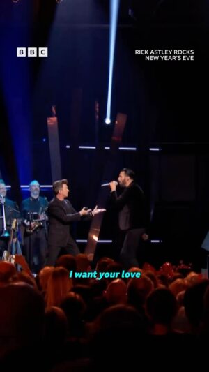 Rylan Clark Instagram - Had so much fun performing with @rylan at #RickAstleyRocksNewYearsEve for @bbc🕺 #Iplayer #Sounds