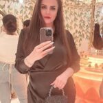 Sahar Moghadass Instagram - Lady in black 🖤 . . . #sahar #saharmusic #bacchanalialondon #سحر Bacchanalia London