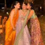 Sanjana Sanghi Instagram - Finished too many tissue boxes crying out of joy because it was my best friend‘s wedding 🧡 #VLikeToParthy Styled by @eshaamiin1 Wearing @punitbalanaofficial Goa India