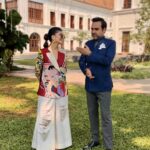 Sanjana Sanghi Instagram - Moments so fine I’d freeze them in time ✨❤️ Day at the office with my #KadakSingh fam in Goa☀️🌴 @pankajtripathi @par_vathy @aniruddhatony @jaya.ahsan . . . . . . . 👗 in @akok.in by the dynamite @anamikakhanna.in ❤️ @eshaamiin1