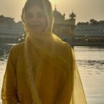 Sanjana Sanghi Instagram - Never known joy or peace as divine as this in the world, never will. ✨💛 #WaheGuru #AnnualTradition #RabDiMehr Amritsar, Punjab