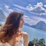 Sanjana Sanghi Instagram - Last stop on Swiss land : Lugano 💕 Right at the Swiss-Italian border, Lugano beautifully blends Swiss beauty with the yummiest Italian food. Me in heaven. Mazze aa gaye. Where to next? 🙋🏻‍♀️🧳🌎 #SOnVacay #OffDuty Lugano, Switzerland