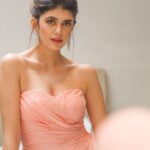 Sanjana Sanghi Instagram - #IIFA2023 💕 To a beautiful weekend celebrating the magic of cinema with friends, colleagues, and inspirations, that shall be tucked into my memory box forever. ☺️ ———- Styled by @edwardlalrempuia who insisted on simplicity and I wouldn’t have it any other way. Wearing @brindasneha @aurnument The amazing team in Abu Dabi : 💄 @abeeha_mamoon 📸: @ehtasham_saeed Yas Island, Abu Dhabi