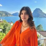 Sanjana Sanghi Instagram - Last stop on Swiss land : Lugano 💕 Right at the Swiss-Italian border, Lugano beautifully blends Swiss beauty with the yummiest Italian food. Me in heaven. Mazze aa gaye. Where to next? 🙋🏻‍♀️🧳🌎 #SOnVacay #OffDuty Lugano, Switzerland