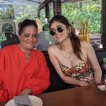 Sanjana Sanghi Instagram - @sumersanghi and my super power. Our bestie. Our greatest blessing. It’d be a miracle, if I can be even half as magical, half as selfless, half as loving, half as generous, as you. Living away from you finding my place in the world isn’t easy, but knowing that you have my back every step of the way makes it all seem possible. The GOAT. 🧿♾️💙 #HappyMamaDay