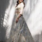 Sanjana Sanghi Instagram - Nachdene Sare ❤️✨ . . . . 👗 : @eshaamiin1 @arbyrheakapoor @arenjewellers 💄: @shrutisharmamakeup @shirleensartistry 📸: @sabiphotography1