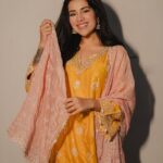 Sara Gurpal Instagram - @lambrandalaana will be releasing on 26th January 2024 . . Wearing : @shopmulmul Make up : @kritikaaguptaa_ 📸 : @thevideowala