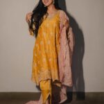 Sara Gurpal Instagram - @lambrandalaana will be releasing on 26th January 2024 . . Wearing : @shopmulmul Make up : @kritikaaguptaa_ 📸 : @thevideowala