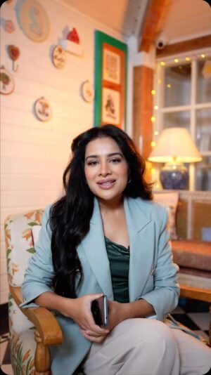 Sara Gurpal Instagram - Just got hold of the newest #RedmiA3, and it's truly #SmoothAndStylish. This smartphone has everything I'm looking for, boasting amazing features!

With its striking Premium Halo Design and flawless 90Hz Display, it's a total game-changer!

Don't miss out on this beauty, available from February 23rd at a special launch price of just ₹6,999*. #ad#collab