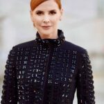Sarah Rafferty Instagram - Happy 100th birthday #AKRIS. Thank you for inviting me to celebrate this milestone with you. 100 years of creation born from the mind of female founder Alice Kriemler-Schoch in 1922 Switzerland. Forty nine years before women could participate in federal elections! Her trailblazing legacy endures today as @akrisofficial continues celebrating the power of being a woman. #akris100years 📸@patdomingo Paris, France