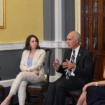 Sarah Rafferty Instagram - Thank you for your time today, @senbobcasey and for your commitment to this urgent issue. Thank you to Lauren, Seth and Ai-jen, and the teams @wearehfc and @caringacrossgen for including me in the conversation and for centering the caregivers in the broader conversation around #Alzheimer’s and #Dementia. Repost from @senbobcasey • I joined @sethrogen, @laurenmillerrogen, @iamsaragrafferty and @domesticworkers President @aijenp on Capitol Hill this morning to discuss the state of home care in the United States and the need for a generational investment in that care. Millions of seniors and people with disabilities deserve it live independently in their communities. Home care allows them to do that. It also allows family caregivers who left jobs to care for spouses, children or parents to return to work by connecting those families to home health workers.