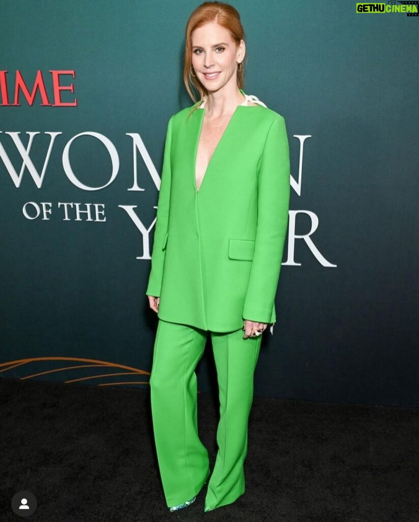 Sarah Rafferty Instagram - I was thrilled and honored to attend and fan girl at the Time Women of the Year Gala last week. Such an inspiring night celebrating the women leading the way in creating a more equal world. Thank you for having me @jessicasibley @time @eventsattime Thank you @maisonrabihkayrouz @beau_nelson @e_mendez @mateonewyork Los Angeles, California