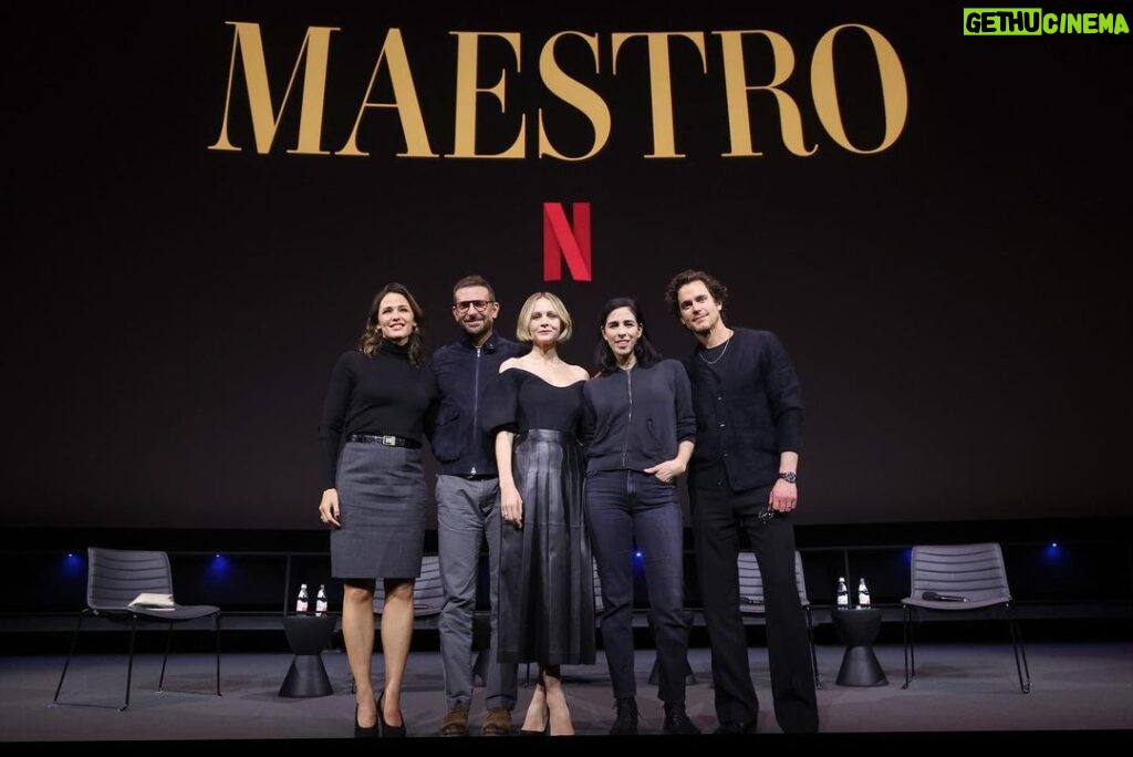 Sarah Silverman Instagram - A special MAESTRO screening hosted by Jennifer Garner with Bradley Cooper, Carey Mulligan, Matt Bomer and Sarah Silverman. 📸: Getty Images