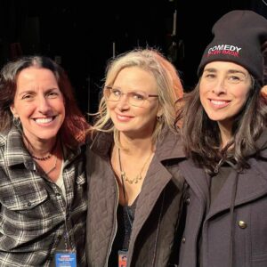 Sarah Silverman Instagram - Had a blast at the @comedygivesback fundraiser and got to hang with my amazing friends-slash- old ROOMMATES BABEEEE!!