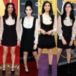 Sarah Silverman Instagram - This @miumiu dress has served me well. We had a great run, you and I. I tore your sleeves at the armpit and mended them many times. Thank you, old friend. Time to auction you off for charity. Hopefully someone will want a slightly torn (but mendable!) dress that reeks of Silverman *Photo assembled by Mr. @brettglam