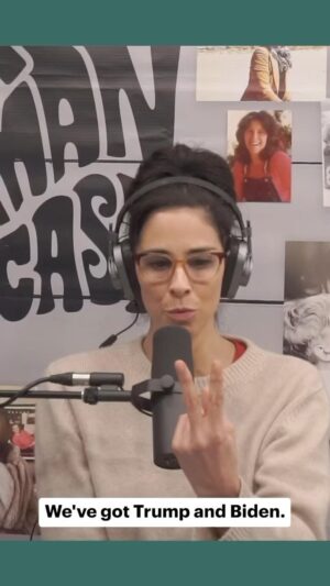 Sarah Silverman Instagram - This week on The Sarah Silverman Podcast, Sarah talks about age limits.

You can listen to the latest episode wherever you listen to podcasts. 

#agelimits #bidenvstrump #election2024