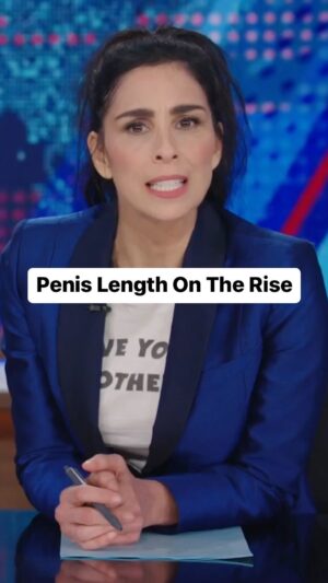 Sarah Silverman Instagram - An increase in average penis length is not how women were expecting men to evolve over the last 30 years