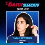 Sarah Silverman Instagram - I’m hosting @TheDailyShow from Feb 13-Feb 16! Can’t wait. Get your tickets at dailyshowtickets.com.